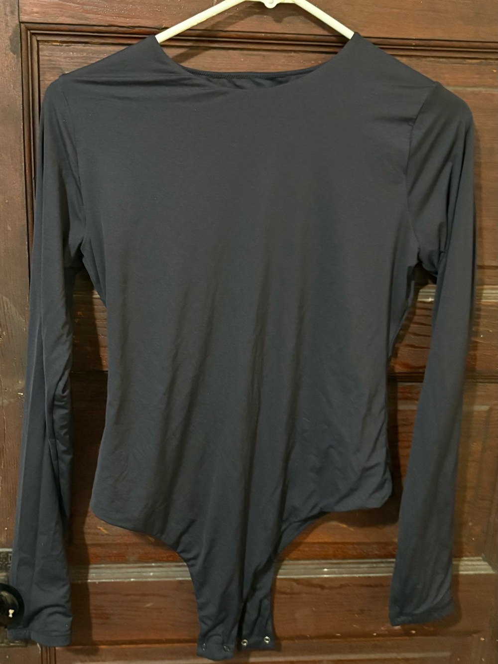Pumiey Long-Sleeve Black Bodysuit